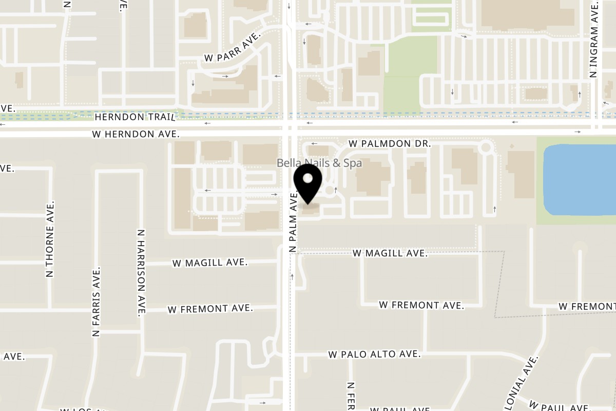 Map showing the location of The Yellow Chilli By Master Chef Sanjeev Kapoor on 799 W Palmdon Dr in Fresno