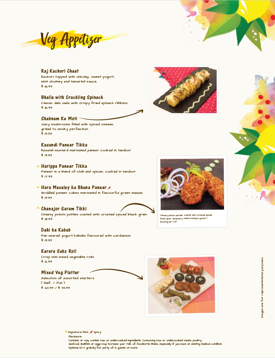 Menu page 3