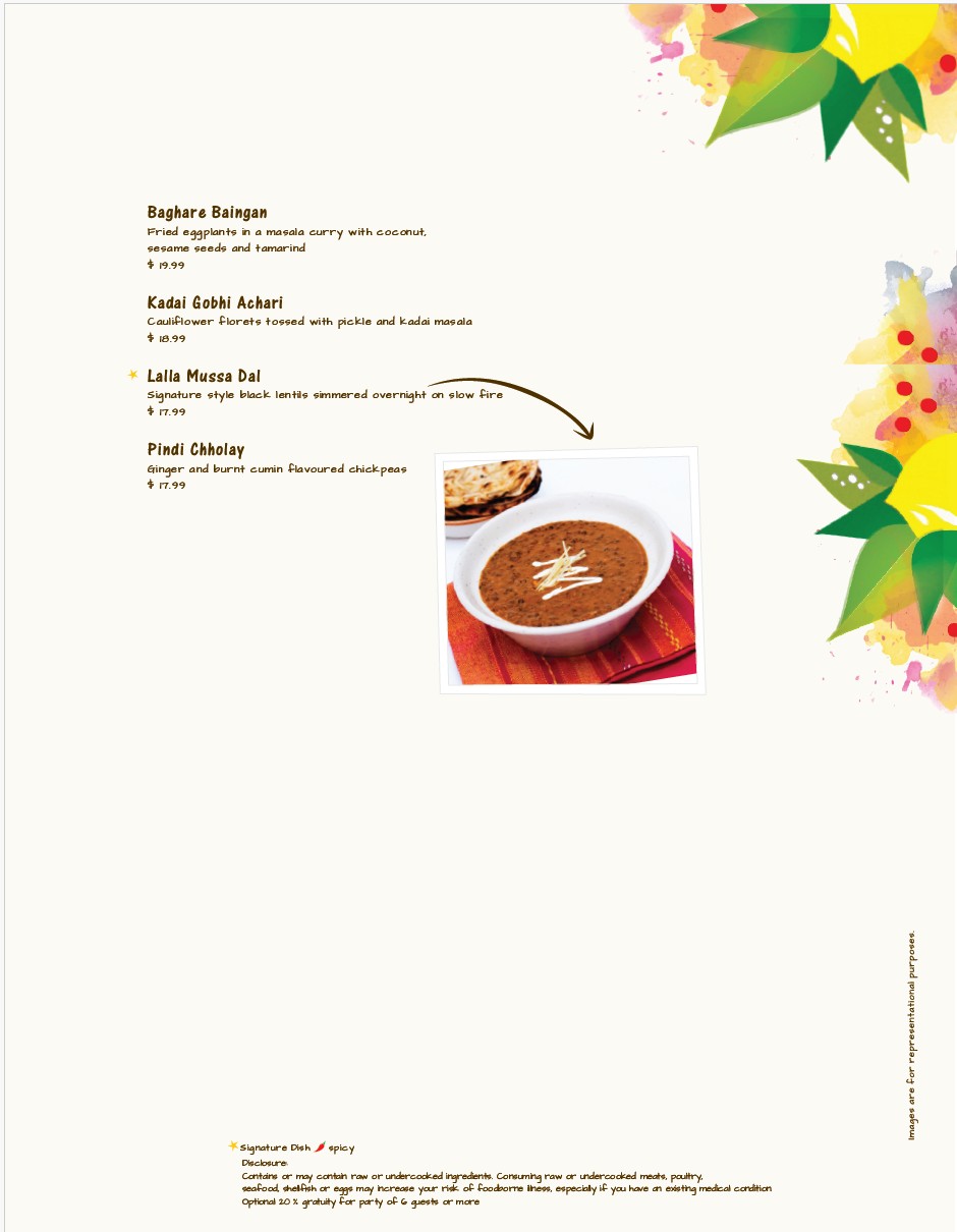 Menu page 7